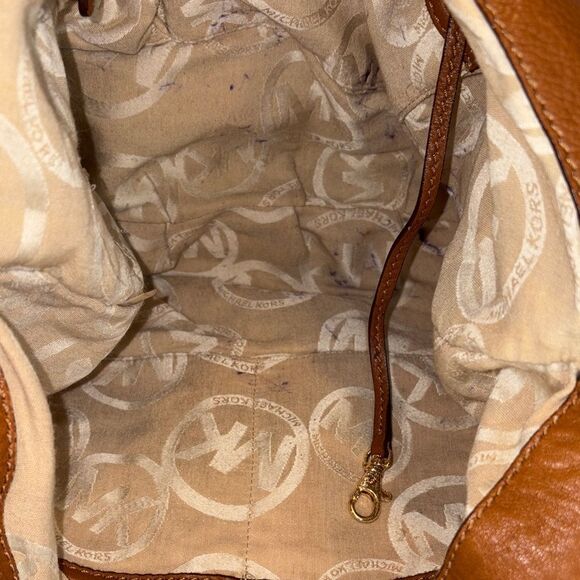 Michael Kors Bag Purse Handbag Leather Layton Pebbled Hobo Shoulder Pocketbook - Picture 16 of 16